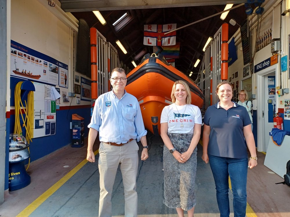 Laura Scott, James Thompson, Genna Lawson - Retail/Engagement - Remote workers - photo taken in Newbiggin (N&E)