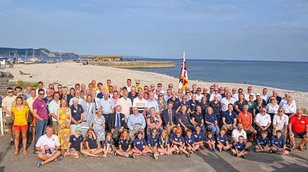 Past, present and future crew, Lyme Regis, South West