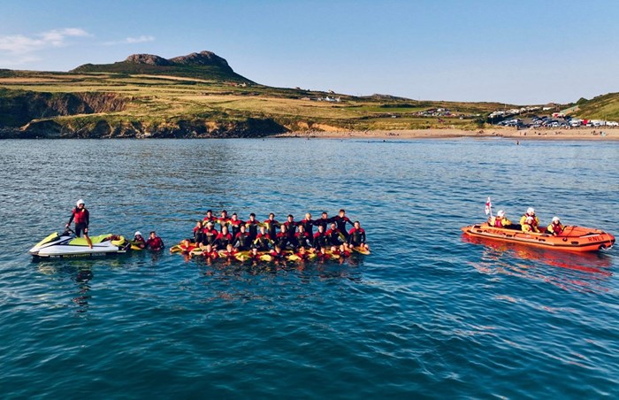 North Pembrokeshire Lifeguards and St Davids Lifeboat - Whitesands Beach/Bay.