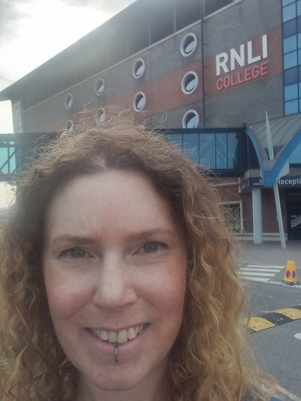 Laura Davies from Appledore, Devon at RNLI college, Poole 