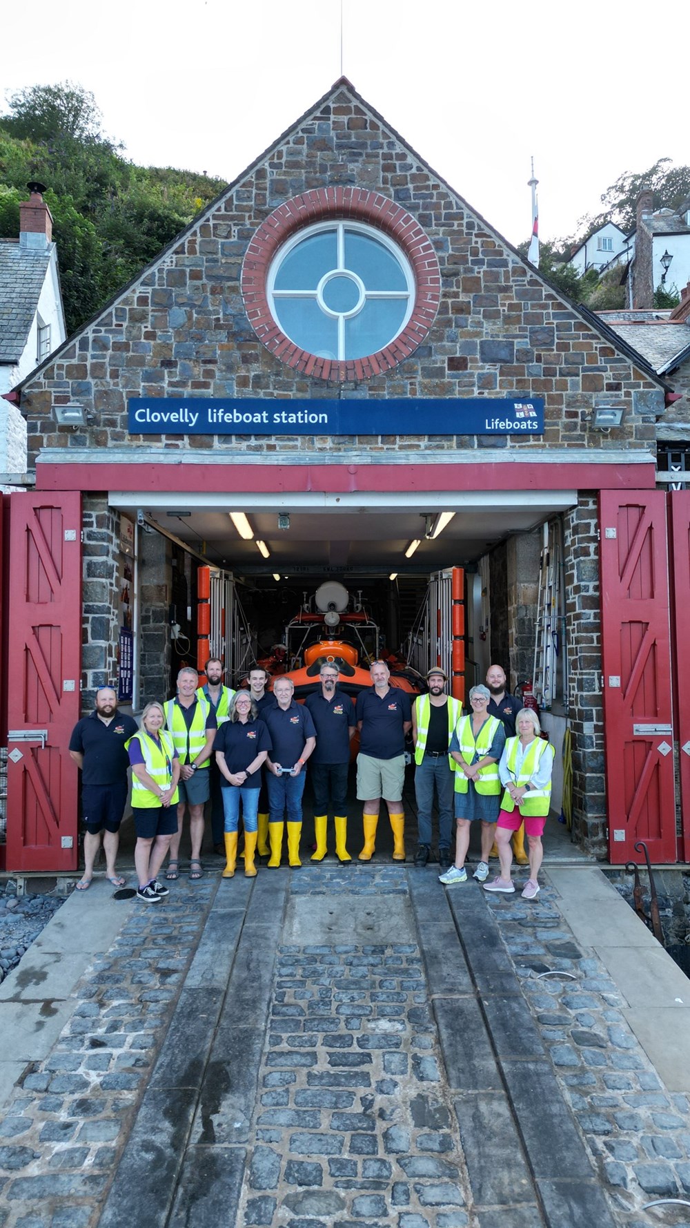 Clovelly RNLI volunteers, Clovelly, North Devon