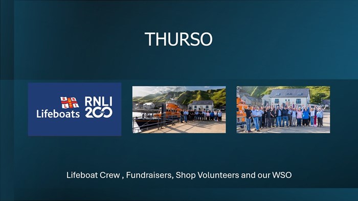 Thurso Lifeboat Crew , Fundraisers, Shop Volunteers and WSO. Scotland